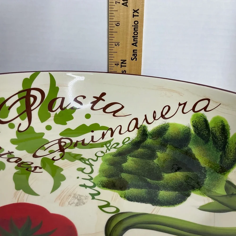 Certified International Jennifer Brinley Pasta‎ Primavera Serving Bowl 13 Inch